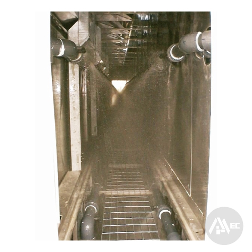 Sistema di lavaggio in controcorrente - Cabina di verniciatura ad acqua