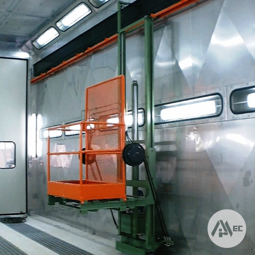 Cabina di verniciatura pressurizzata