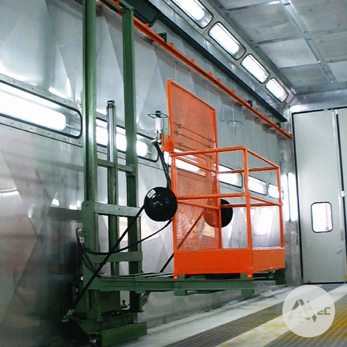 Cabina di verniciatura pressurizzata